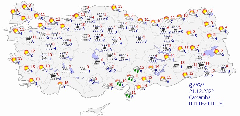 Meteoroloji'den fırtına ve sağanak yağış uyarısı! Şiddetli fırtına nedeniyle çatılar uçabilir | 20 Aralık HAVA DURUMU - Resim: 10