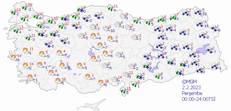 Son Dakika: Meteoroloji 27 kentte meydana gelecek yoğun kar yağışına karşı tedbirli olunması konusunda uyardı! - Resim: 1