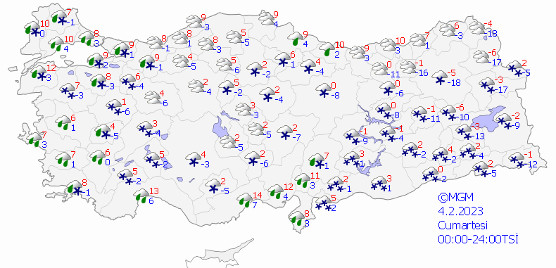 Kar yağışı yurt genelinde etkili olurken Meteoroloji 10 kent için uyarı verdi! - Resim: 3