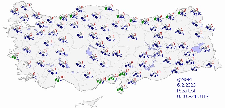 Kar yağışı yurt genelinde etkili olurken Meteoroloji 10 kent için uyarı verdi! - Resim: 5
