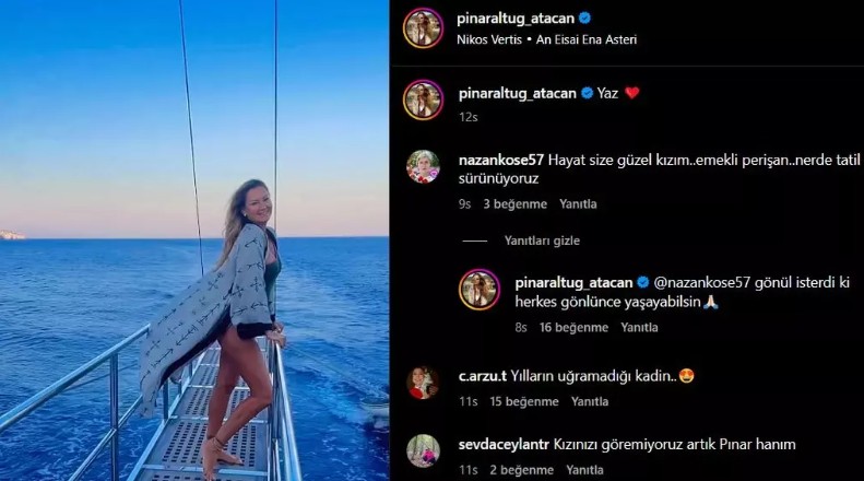 Sosyal medya paylaşımlarıyla adından sıkça söz ettiren Pınar Altuğ'a 'emekli perişan' yorumu geldi - Resim: 8