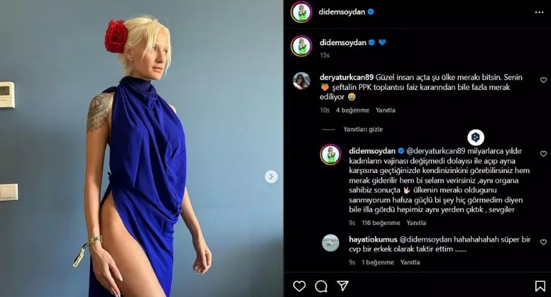 Derin dekoltesiyle pozu olay oldu! Didem Soydan'dan takipçisine sert yanıt: "Aynanın karşısına geç ve..." - Resim: 9