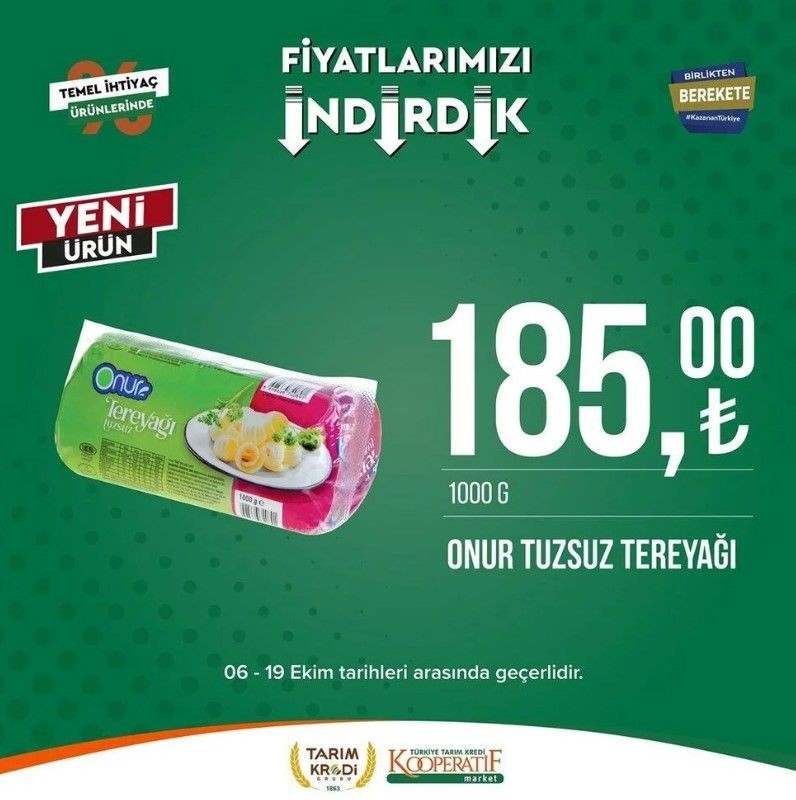 Yüzde 50 indirim bugün başladı! Tarım Kredi Kooperatif Market ekim ayına özel indirimli ürünler kataloğu yayınlandı! Et, süt, çay, hijyen malzemesi... - Resim: 91