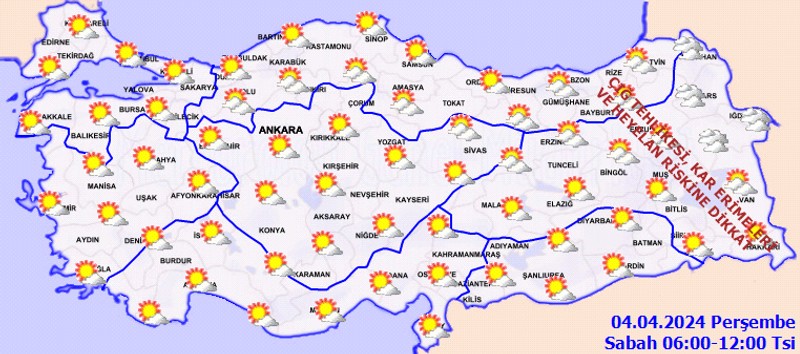 Bugün hava nasıl olacak 4 Nisan 2024? Sıcaklıklar düşüyor mu? Meteoroloji açıkladı! - Resim : 1