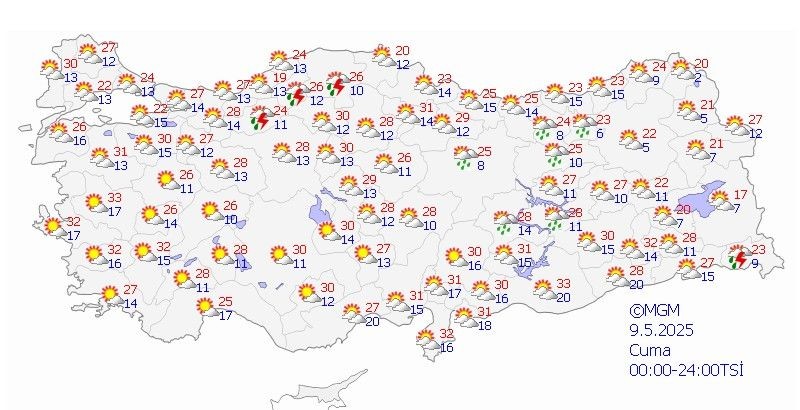 Sıcaklık artıyor! Termometreler 31 dereceyi gösterecek - Resim: 9