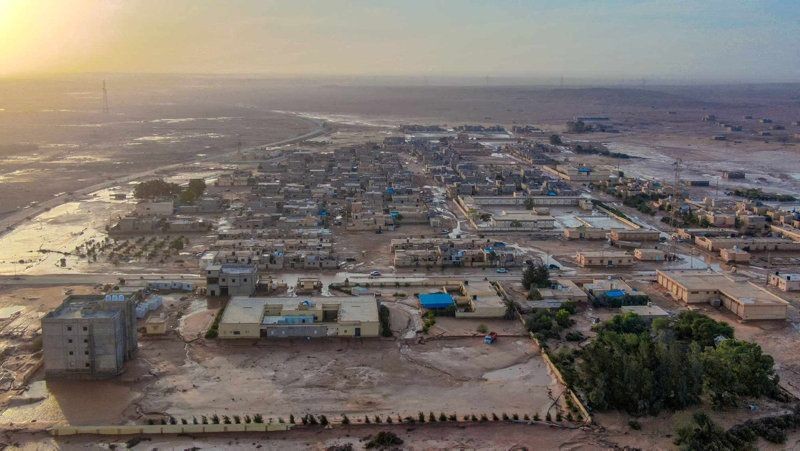 Libya'daki sel şehri bataklığa çevirdi! İlk günün görüntüleri dünyayı şoke etti - Resim: 79