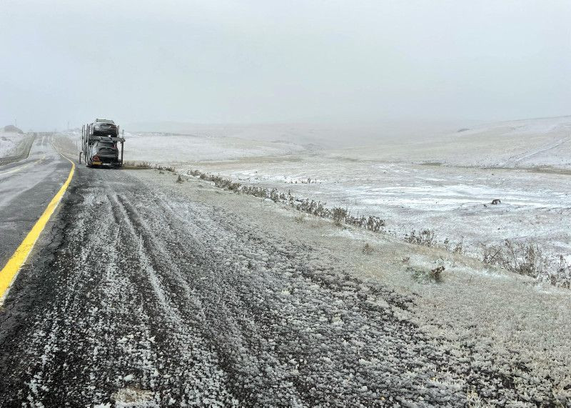 Ardahan ve Rize'de kar yağışı etkili oldu! Rekor yaz yerini kara bıraktı - Resim: 7