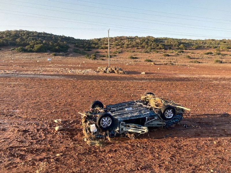 Libya'daki sel şehri bataklığa çevirdi! İlk günün görüntüleri dünyayı şoke etti - Resim: 56