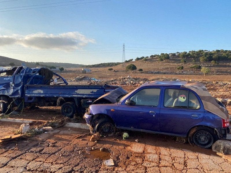 Libya'daki sel şehri bataklığa çevirdi! İlk günün görüntüleri dünyayı şoke etti - Resim: 61