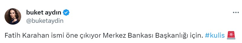 Merkez Bankası başkanı kim olacak? Buket Aydın'dan bomba kulis - Resim : 3