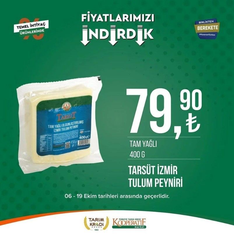 Yüzde 50 indirim bugün başladı! Tarım Kredi Kooperatif Market ekim ayına özel indirimli ürünler kataloğu yayınlandı! Et, süt, çay, hijyen malzemesi... - Resim: 96