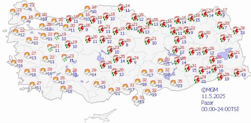Meteoroloji açıkladı! Rusya'dan serin hava geliyor - Resim: 7