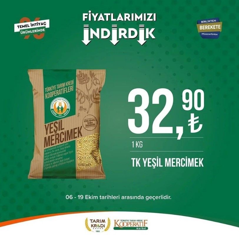 Yüzde 50 indirim bugün başladı! Tarım Kredi Kooperatif Market ekim ayına özel indirimli ürünler kataloğu yayınlandı! Et, süt, çay, hijyen malzemesi... - Resim: 83