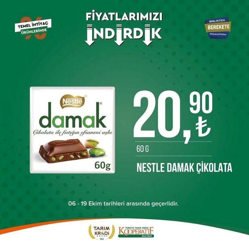 Yüzde 50 indirim bugün başladı! Tarım Kredi Kooperatif Market ekim ayına özel indirimli ürünler kataloğu yayınlandı! Et, süt, çay, hijyen malzemesi... - Resim: 67