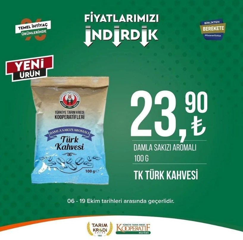 Yüzde 50 indirim bugün başladı! Tarım Kredi Kooperatif Market ekim ayına özel indirimli ürünler kataloğu yayınlandı! Et, süt, çay, hijyen malzemesi... - Resim: 75