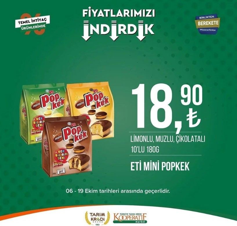 Yüzde 50 indirim bugün başladı! Tarım Kredi Kooperatif Market ekim ayına özel indirimli ürünler kataloğu yayınlandı! Et, süt, çay, hijyen malzemesi... - Resim: 65