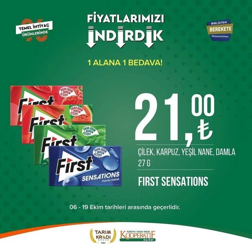 Yüzde 50 indirim bugün başladı! Tarım Kredi Kooperatif Market ekim ayına özel indirimli ürünler kataloğu yayınlandı! Et, süt, çay, hijyen malzemesi... - Resim: 54