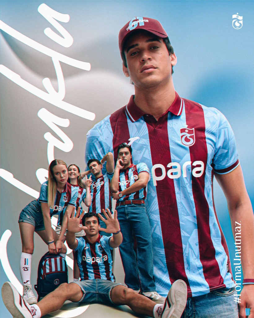 Trabzonspor 2025-2026 sezonunda giyeceği formaları tanıttı - Resim : 1