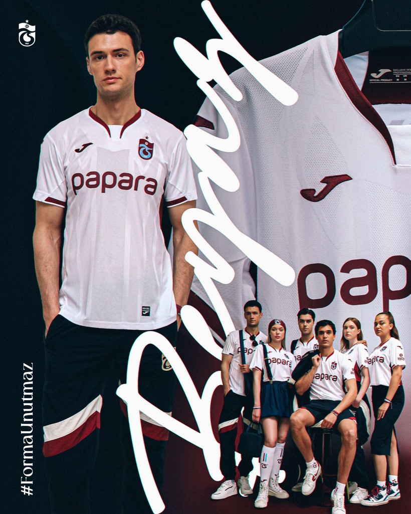 Trabzonspor 2025-2026 sezonunda giyeceği formaları tanıttı - Resim : 3