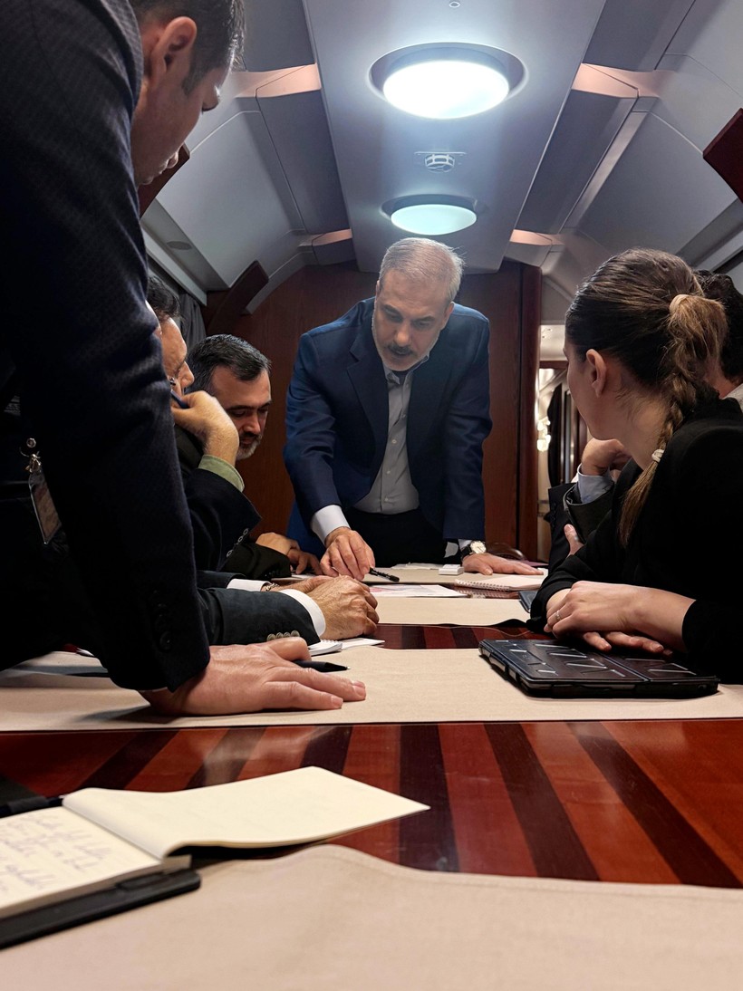 Bakan Fidan, Kiev'den trenle döndü - Resim : 1