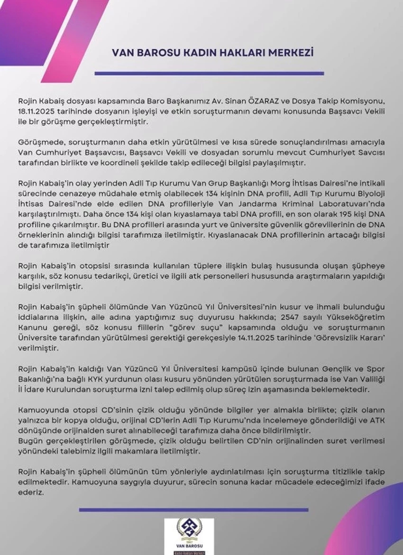 Rojin Kabaiş soruşturmasında yeni detaylar! Kişi sayısı 195’e çıktı - Resim : 2