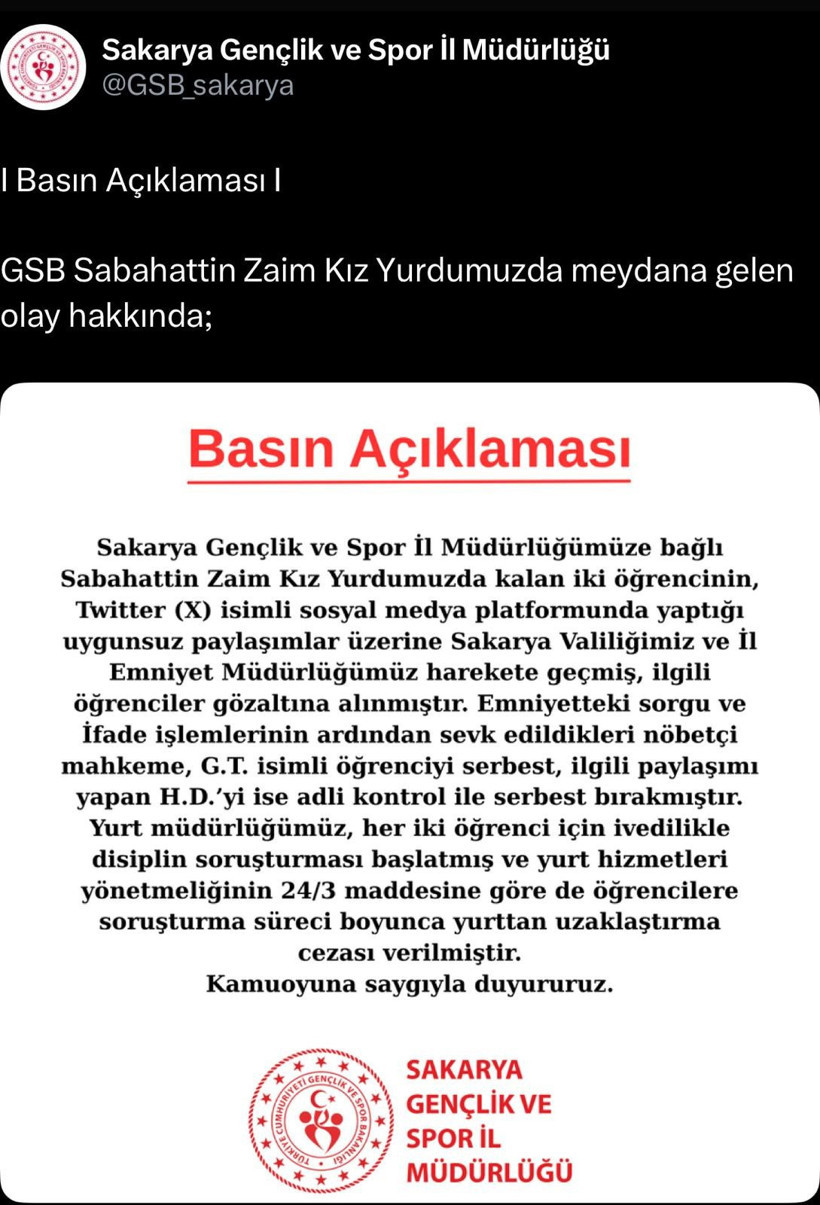 Sakarya'da yurtta pornografik film açan 2 kız yurttan uzaklaştırıldı - Resim : 1