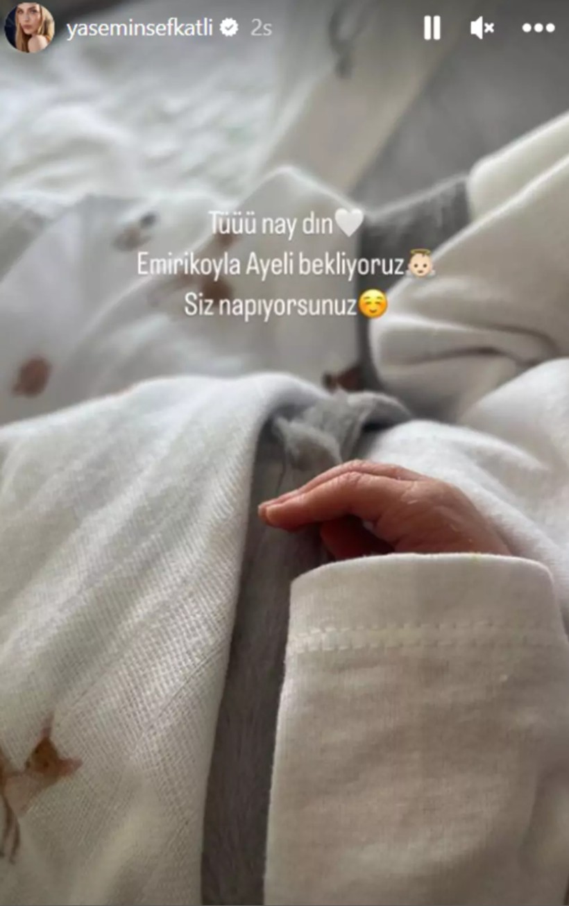 İdo Tatlıses'in eşi Yasemin Şefkatli minik oğlu Sinan Emir'i paylaştı! "Ayel'i bekliyoruz" - Resim : 5