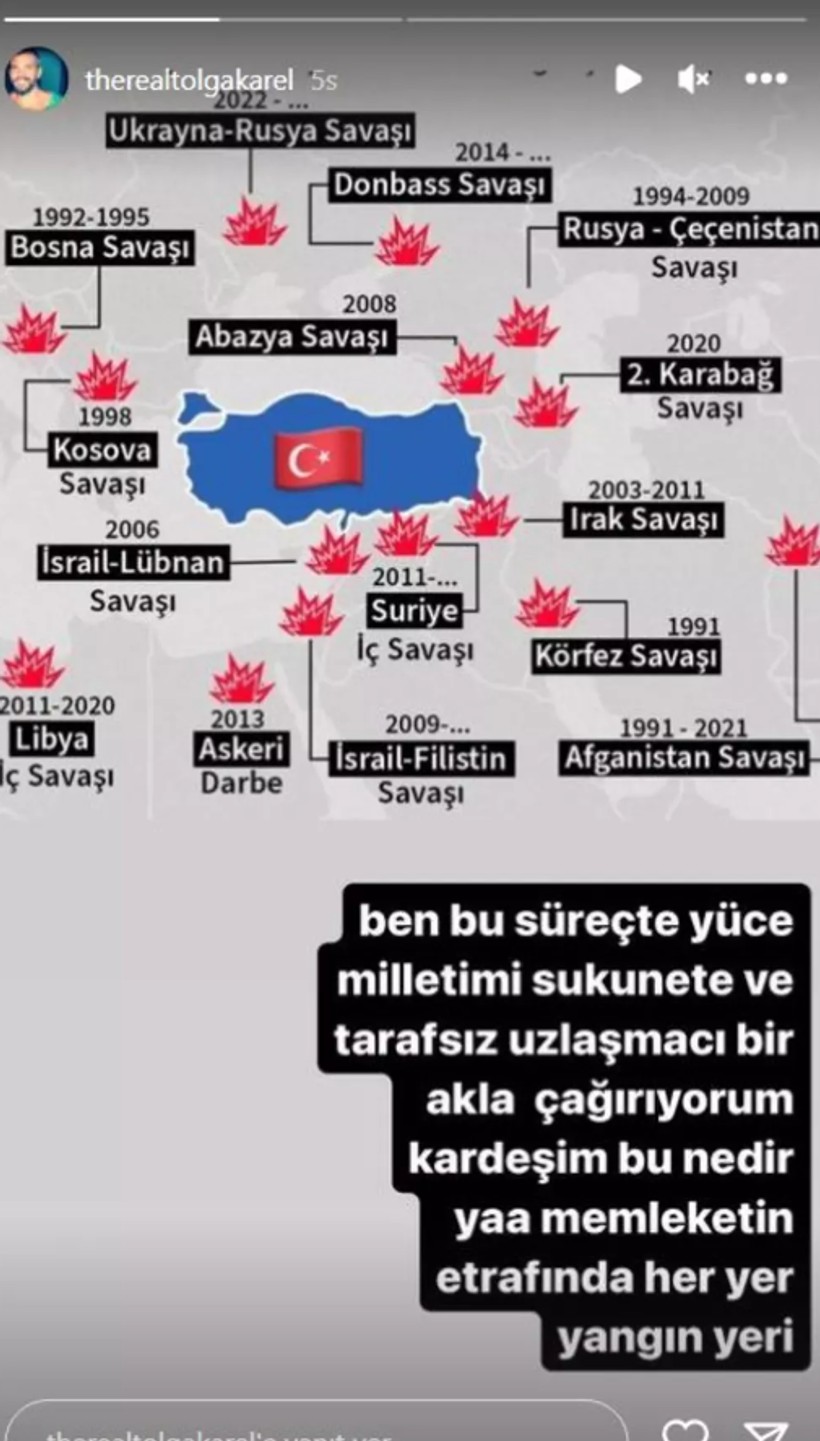 Amerika'da TIR şoförlüğü yapan Tolga Karel Türkiye etrafında gelişen savaşlarla ilgili paylaşım yaptı! "Ateş çemberi içinde kaldık" - Resim : 3