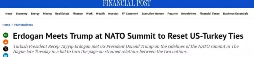 Cumhurbaşkanı Erdoğan NATO'da: Trump ile görüşmesi dünya basınında - Resim : 2