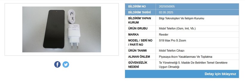 Türk telefon markasına şok: 4 telefon ve 1 ses cihazı toplatılıyor - Resim : 5