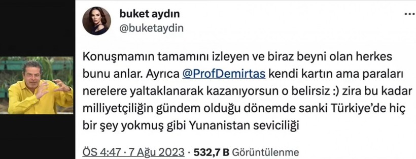 Cüneyt Özdemir Buket Aydın'a saldıran Özgür Demirtaş'a tepki gösterdi: Erkeklere diyemediğini kadınlara söylüyor - Resim : 4