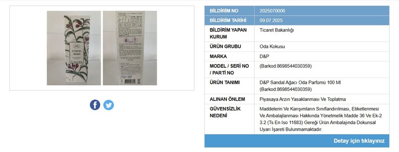 Bakanlık zararlı ürünleri güncelledi: Dev markalar listede - Resim : 1