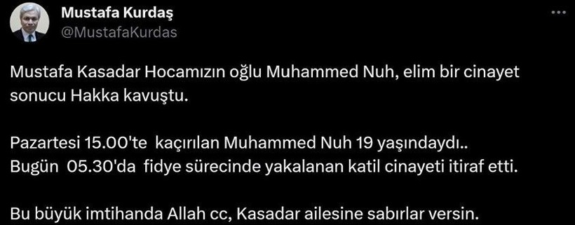 İstanbul'da dondurucuda parçalanmış ceset bulundu! Milli Gazete yazarı Mustafa Kasadar'ın oğlu Muhammed Nuh'u vahşice katlettiler - Resim: 10