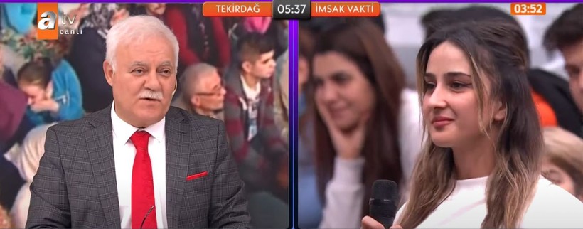 Nihat Hatipoğlu'nun programında genç kızın sorduğu soru gündem oldu - Resim: 7
