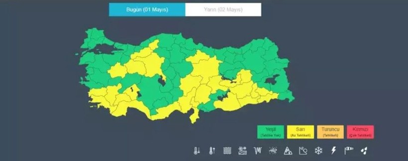 28 ile sarı kodlu uyarı: Sağanak ve fırtına gelebilir - Resim: 3