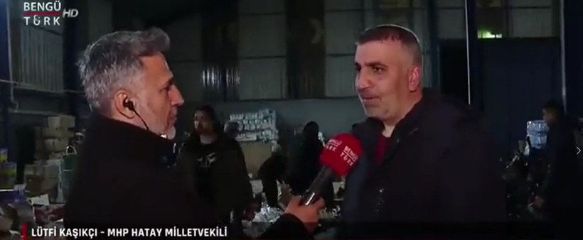Depreme canlı yayında yakalanan, panikle yayını bırakıp kaçan MHP'li Vekil Lütfi Kaşıkçı eleştirilere yanıt verdi - Resim: 3