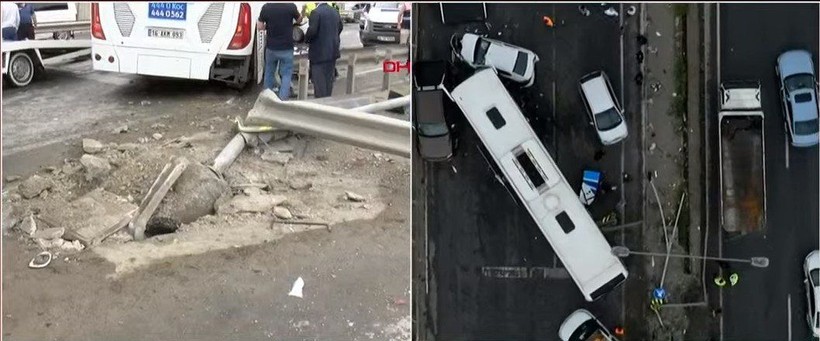 Son dakika: İstanbul'da can pazarı! Yolcu otobüsü karşı şeride daldı: Çok sayıda yaralı var - Resim: 3