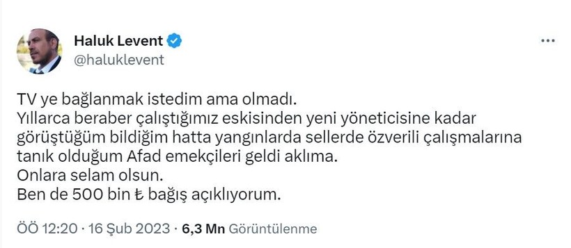 "Türkiye Tek Yürek" kampanyasına Haluk Levent ve Oğuzhan Uğur da katıldı - Resim: 3