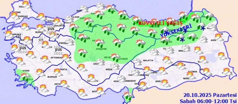 Yeni haftada kış provası: Kar, yağmur, sis... - Resim : 1