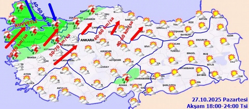 Meteoroloji: Salıdan itibaren kış havası geliyor - Resim : 1