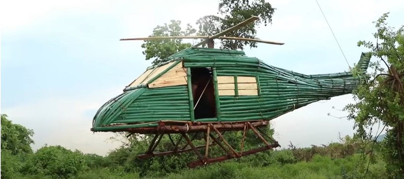 Daha önce böyle helikopter görmediniz! Teknolojiyi değil ilkel malzemeleri kullandı - Resim: 39