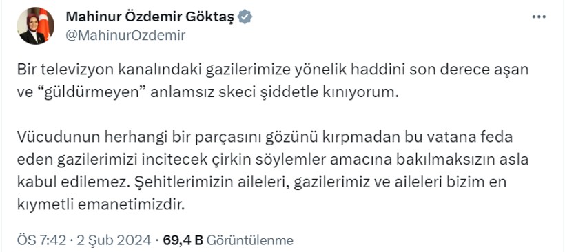 Güldür Güldür'ün gazilere yönelik skeci sosyal medyadan tepki topladı! - Resim : 2