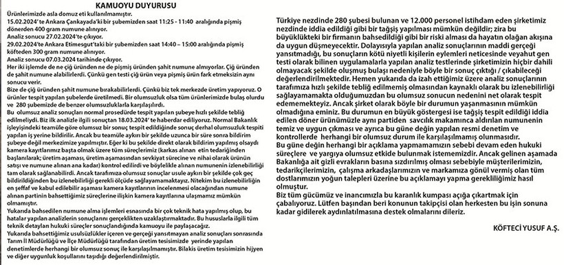 Tarım ve Orman Bakanlığı, Köfteci Yusuf'u "Sağlığı Tehlikeye Düşürecek Gıdalar" listesine ekledi - Resim : 3