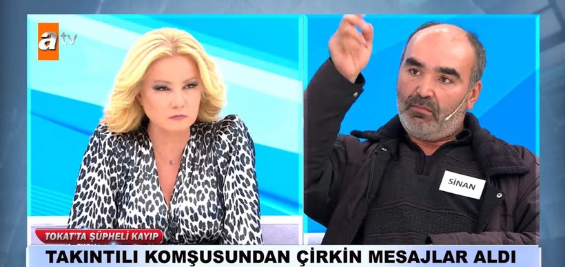 Arife Gökçe olayının baş şüphelisi Sinan Sardoğan Müge Anlı'yı çileden çıkardı: Benim bacaklarıma bakma! - Resim: 1