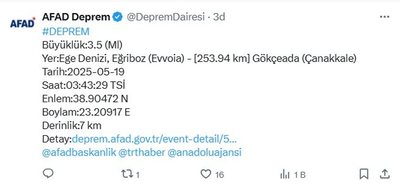 Ege Denizi yine sallandı! - Resim : 1
