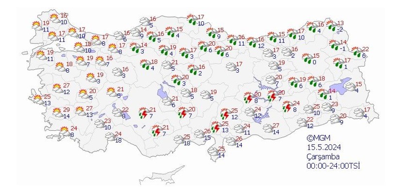 Meteoroloji'den 13 ile uyarı! AKOM İstanbul için saat verdi - Resim: 32