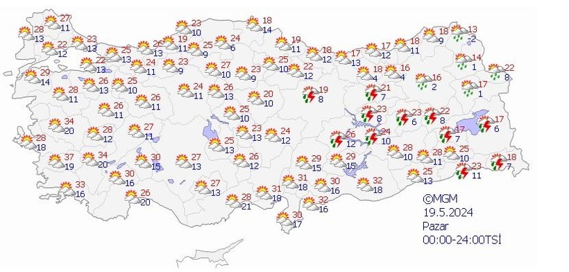 Bugün hava nasıl olacak? Yağışlar ne kadar sürecek? İşte Meteoroloji'nin 5 günlük hava durumu tahmini - Resim: 15