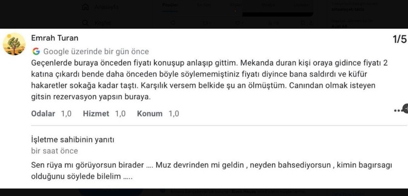 Ankara Black House Apart Otelin sahibi haddini aştı! verdiği cevaplar sosyal medyanın gündeminde - Resim: 3