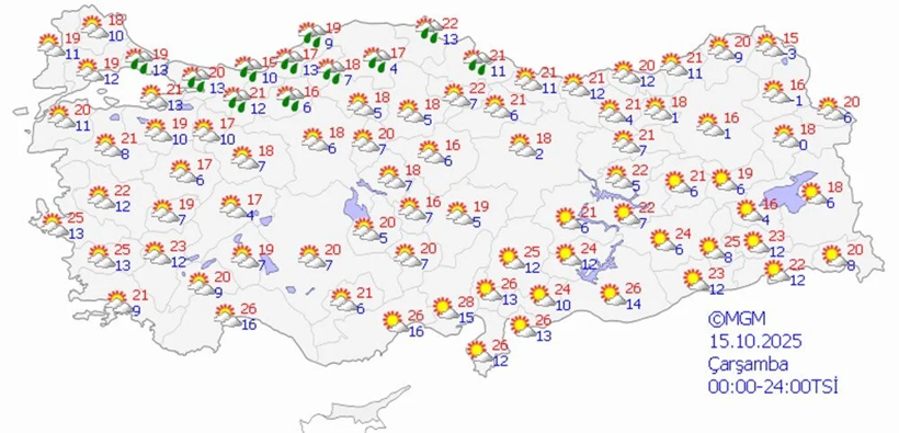Meteorolojiden 6 il için kar ve kuvvetli yağış uyarısı - Resim: 8