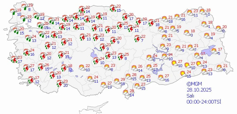 Deprem bölgesinde sağanak etkili: Bugün hava nasıl olacak? - Resim: 6